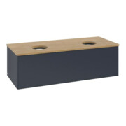 V&B Waschtischunterschrank ohne Frontstruktur Antao 120x36x50cm, WBP hon. Oa, md bl. m Lac