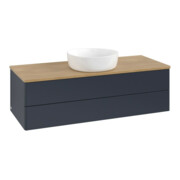 V&B Waschtischunterschrank ohne Frontstruktur Antao 120x36x50cm, WBP hon. Oa, md bl. m Lac