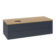 V&B Waschtischunterschrank ohne Frontstruktur Antao 120x36x50cm, WBP hon. Oa, md bl. m Lac