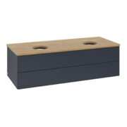 V&B Waschtischunterschrank ohne Frontstruktur Antao 120x36x50cm, WBP hon. Oa, md bl. m Lac