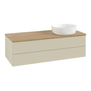 V&B Waschtischunterschrank ohne Frontstruktur Antao 120x36x50cm, WBP hon. Oa, si Gr m Lac