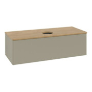 V&B Waschtischunterschrank ohne Frontstruktur Antao 120x36x50cm, WBP hon. Oa, st. Gr m Lac