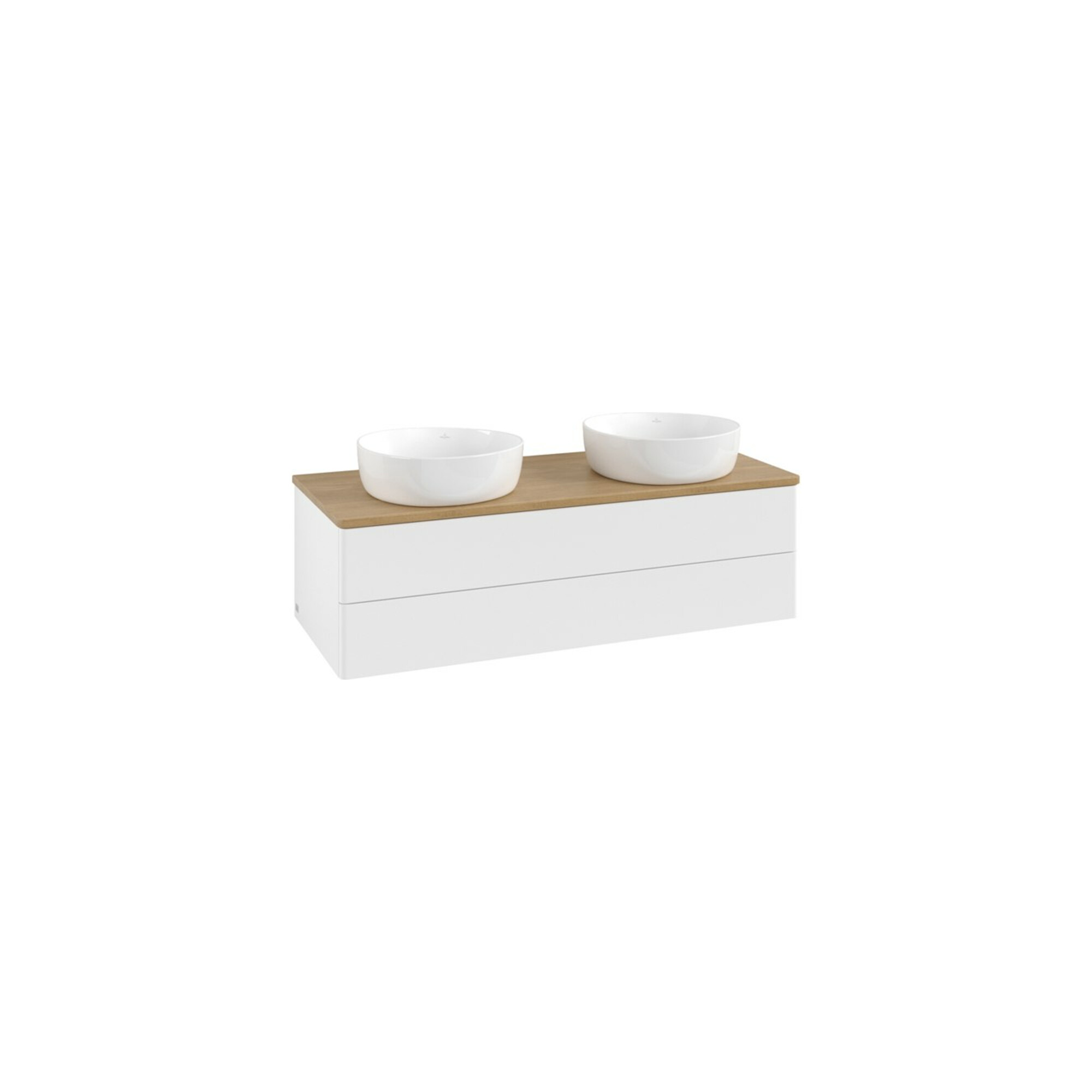 V&B Waschtischunterschrank ohne Frontstruktur Antao 120x36x50cm, WBP hon. Oa, wh. m Lac ; Villeroy & Boch