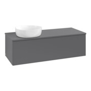 V&B Waschtischunterschrank ohne Frontstruktur Antao 120x36x50cm, WBP Lac, Anthrac. m Lac-3