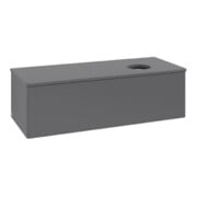 V&B Waschtischunterschrank ohne Frontstruktur Antao 120x36x50cm, WBP Lac, Anthrac. m Lac-3