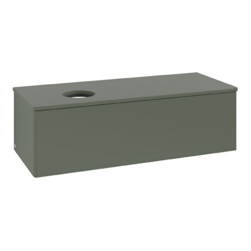 V&B Waschtischunterschrank ohne Frontstruktur Antao 120x36x50cm, WBP Lac, lea gre. m Lac