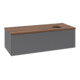 V&B Waschtischunterschrank ohne Frontstruktur Antao 120x36x50cm, WBP w. wal, Anthrac. m Lac-4