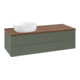 V&B Waschtischunterschrank ohne Frontstruktur Antao 120x36x50cm, WBP w. wal, lea gre. m Lac-1