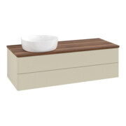 V&B Waschtischunterschrank ohne Frontstruktur Antao 120x36x50cm, WBP w. wal, si Gr m Lac