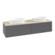 V&B Waschtischunterschrank ohne Frontstruktur Antao 160x36x50cm, WBP botti., Anthrac. m Lac-1