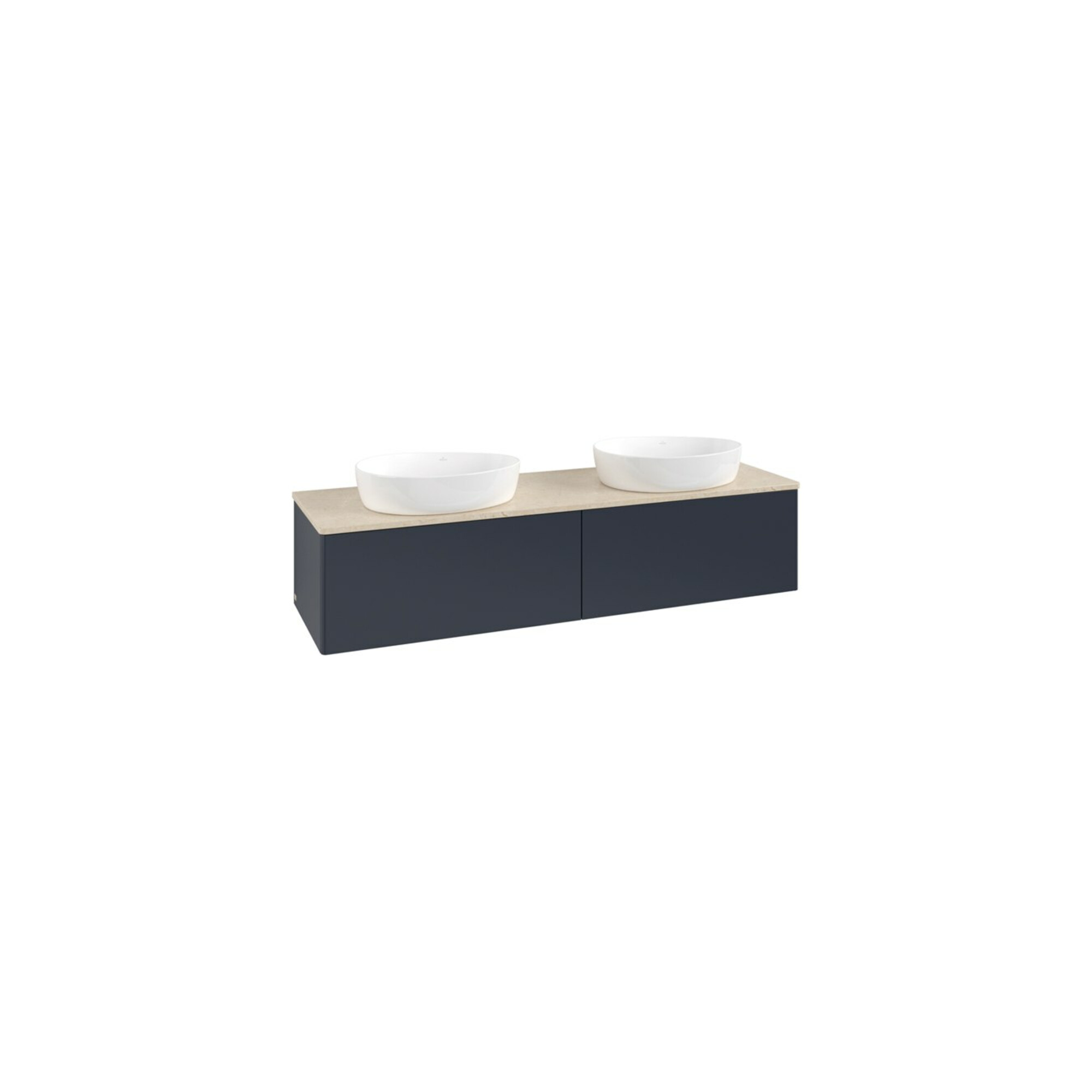 V&B Waschtischunterschrank ohne Frontstruktur Antao 160x36x50cm, WBP botti., md bl. m Lac ; Villeroy & Boch