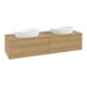 V&B Waschtischunterschrank ohne Frontstruktur Antao 160x36x50cm, WBP-farbe hon. Oa, hon. oak-3