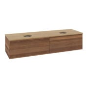 V&B Waschtischunterschrank ohne Frontstruktur Antao 160x36x50cm, WBP-farbe hon. Oa, w. wal-4