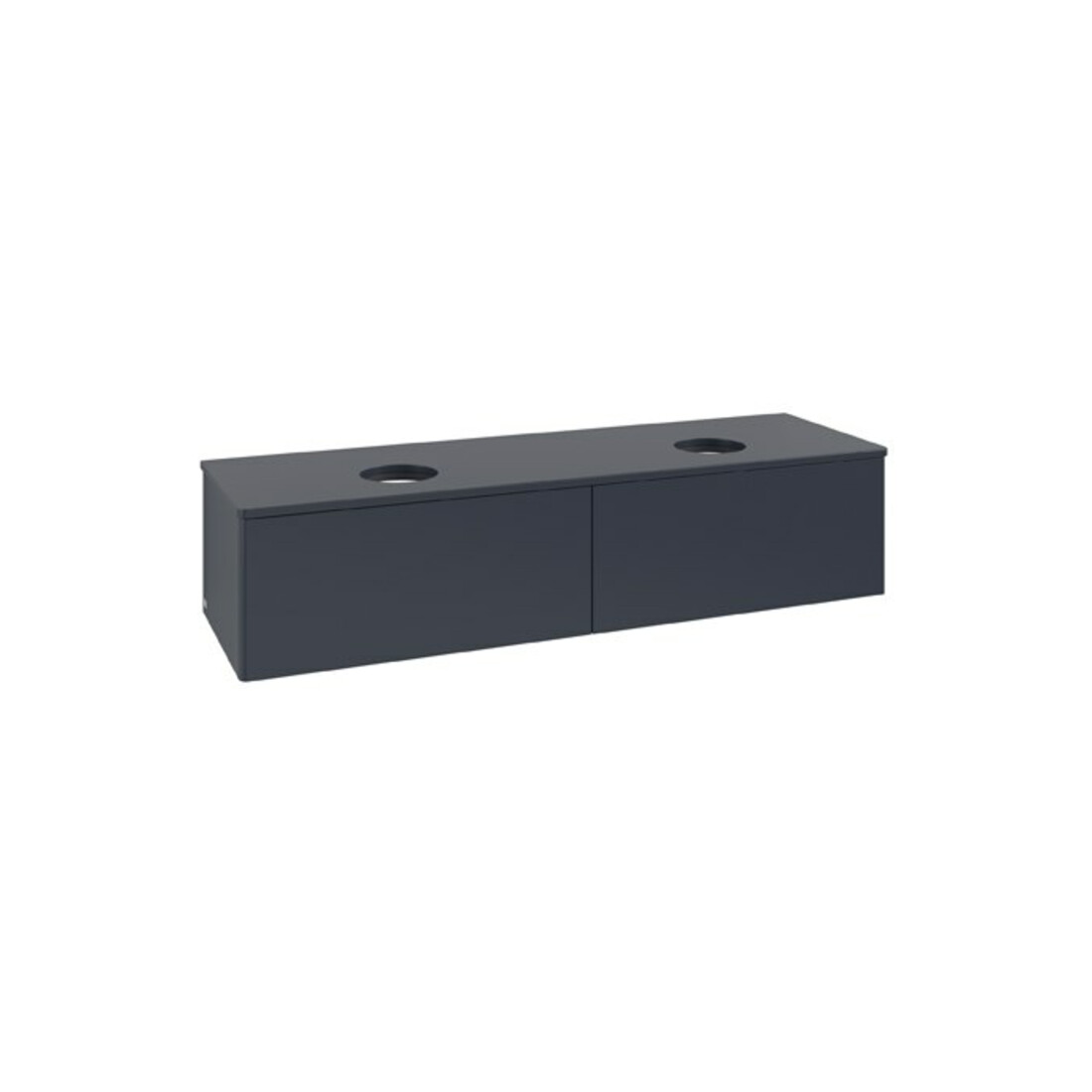 V&B Waschtischunterschrank ohne Frontstruktur Antao 160x36x50cm, WBP-farbe Lac, md bl. m Lac