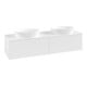 V&B Waschtischunterschrank ohne Frontstruktur Antao 160x36x50cm, WBP-farbe Lac, wh. m Lac-1