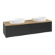 V&B Waschtischunterschrank ohne Frontstruktur Antao 160x36x50cm, WBP hon. Oa, bla m Lac-3