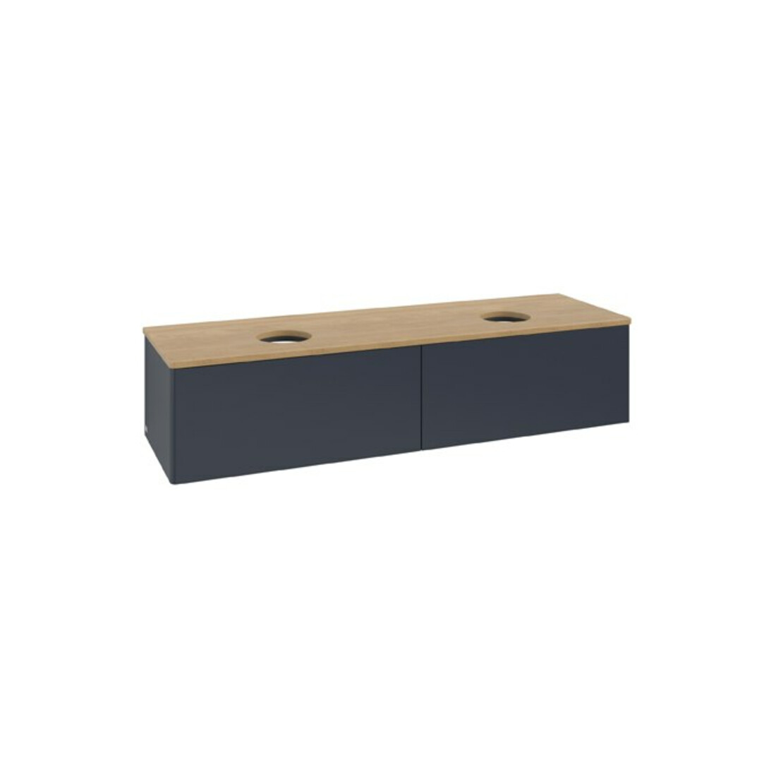 V&B Waschtischunterschrank ohne Frontstruktur Antao 160x36x50cm, WBP hon. Oa, md bl. m Lac