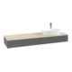 V&B Waschtischunterschrank ohne Frontstruktur Antao 160x50cm, HL, WBP botti., Anthrac. m Lac-1