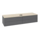V&B Waschtischunterschrank ohne Frontstruktur Antao 160x50cm, HL, WBP botti., Anthrac. m Lac-1