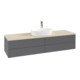 V&B Waschtischunterschrank ohne Frontstruktur Antao 160x50cm, HL, WBP botti., Anthrac. m Lac-3