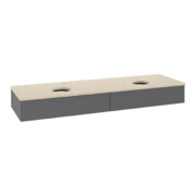V&B Waschtischunterschrank ohne Frontstruktur Antao 160x50cm, HL, WBP botti., Anthrac. m Lac-3