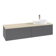 V&B Waschtischunterschrank ohne Frontstruktur Antao 160x50cm, HL, WBP botti., Anthrac. m Lac