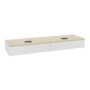 V&B Waschtischunterschrank ohne Frontstruktur Antao 160x50cm, HL, WBP botti., glo wh. Lac