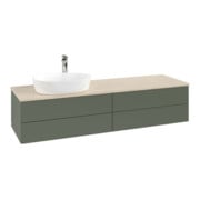 V&B Waschtischunterschrank ohne Frontstruktur Antao 160x50cm, HL, WBP botti., lea gre. m Lac-3