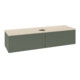V&B Waschtischunterschrank ohne Frontstruktur Antao 160x50cm, HL, WBP botti., lea gre. m Lac-3