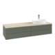 V&B Waschtischunterschrank ohne Frontstruktur Antao 160x50cm, HL, WBP botti., lea gre. m Lac-3