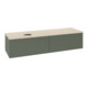 V&B Waschtischunterschrank ohne Frontstruktur Antao 160x50cm, HL, WBP botti., lea gre. m Lac-1