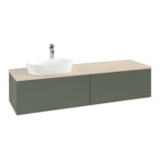 V&B Waschtischunterschrank ohne Frontstruktur Antao 160x50cm, HL, WBP botti., lea gre. m Lac-3