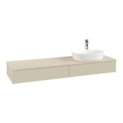 V&B Waschtischunterschrank ohne Frontstruktur Antao 160x50cm, HL, WBP botti., si Gr m Lac