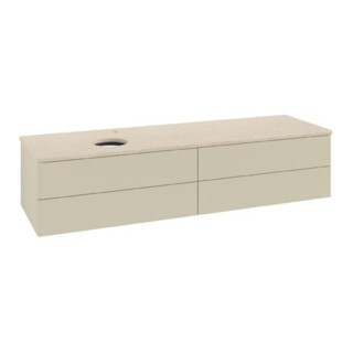 V&B Waschtischunterschrank ohne Frontstruktur Antao 160x50cm, HL, WBP botti., si Gr m Lac