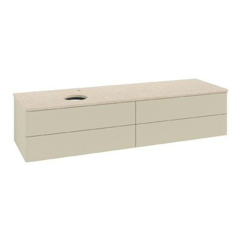 V&B Waschtischunterschrank ohne Frontstruktur Antao 160x50cm, HL, WBP botti., si Gr m Lac