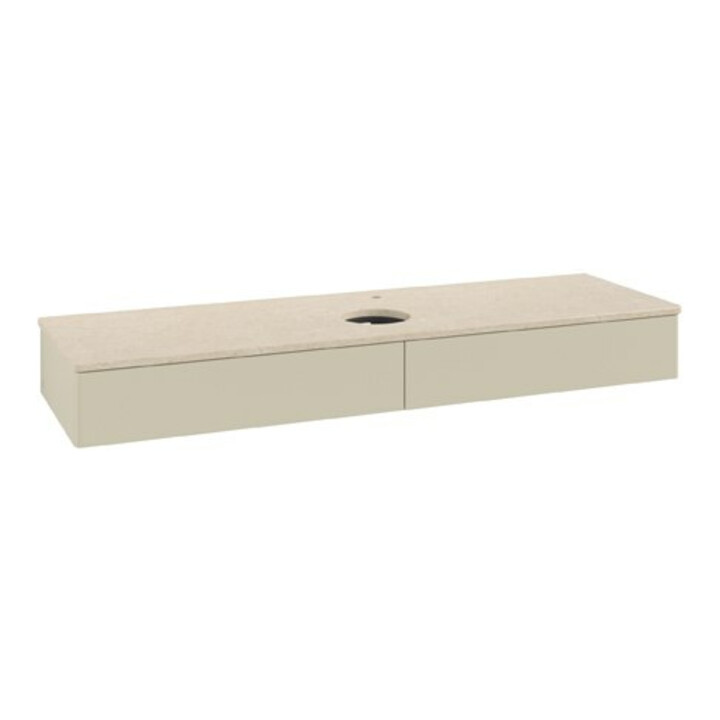 V&B Waschtischunterschrank ohne Frontstruktur Antao 160x50cm, HL, WBP botti., si Gr m Lac