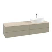 V&B Waschtischunterschrank ohne Frontstruktur Antao 160x50cm, HL, WBP botti., st. Gr m Lac
