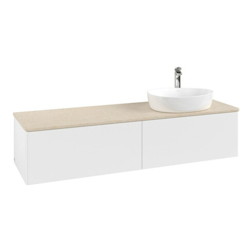 V&B Waschtischunterschrank ohne Frontstruktur Antao 160x50cm, HL, WBP botti., wh. m Lac