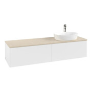 V&B Waschtischunterschrank ohne Frontstruktur Antao 160x50cm, HL, WBP botti., wh. m Lac
