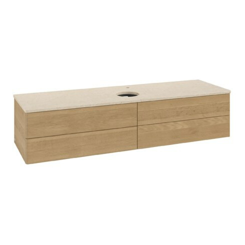 V&B Waschtischunterschrank ohne Frontstruktur Antao 160x50cm, HL, WBP-farbe botti., hon. Oa