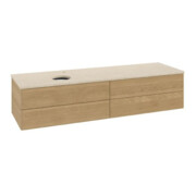 V&B Waschtischunterschrank ohne Frontstruktur Antao 160x50cm, HL, WBP-farbe botti., hon. Oa
