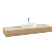 V&B Waschtischunterschrank ohne Frontstruktur Antao 160x50cm, HL, WBP-farbe botti., hon. Oa