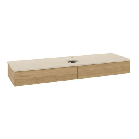 V&B Waschtischunterschrank ohne Frontstruktur Antao 160x50cm, HL, WBP-farbe botti., hon. Oa