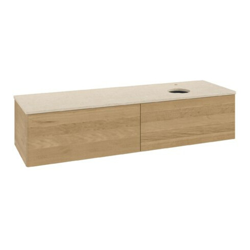 V&B Waschtischunterschrank ohne Frontstruktur Antao 160x50cm, HL, WBP-farbe botti., hon. Oa