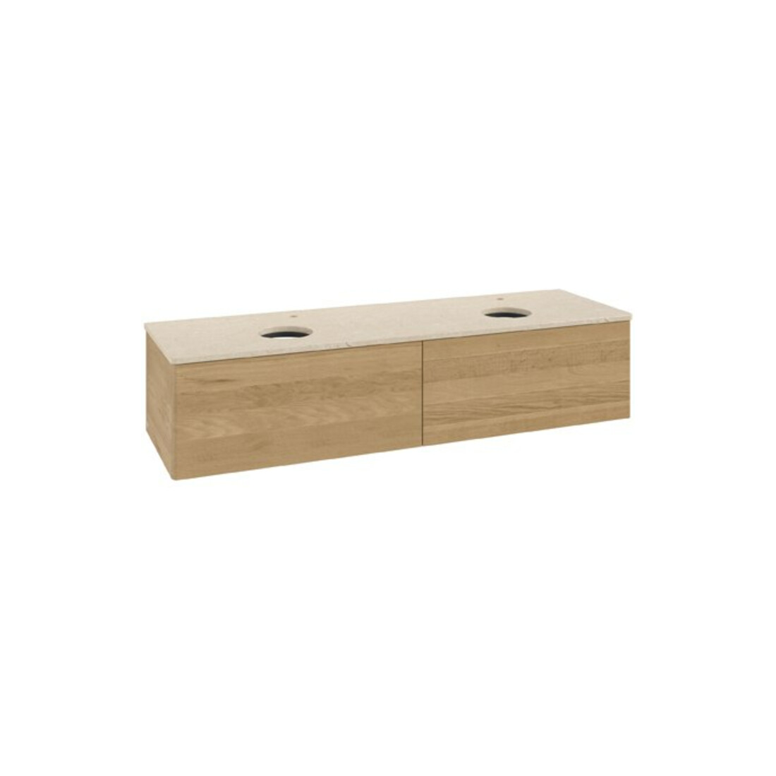 V&B Waschtischunterschrank ohne Frontstruktur Antao 160x50cm, HL, WBP-farbe botti., hon. Oa