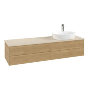V&B Waschtischunterschrank ohne Frontstruktur Antao 160x50cm, HL, WBP-farbe botti., hon. oak