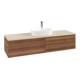 V&B Waschtischunterschrank ohne Frontstruktur Antao 160x50cm, HL, WBP-farbe botti., w. wal-3