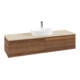 V&B Waschtischunterschrank ohne Frontstruktur Antao 160x50cm, HL, WBP-farbe botti., w. wal-3