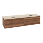 V&B Waschtischunterschrank ohne Frontstruktur Antao 160x50cm, HL, WBP-farbe botti., w. wal-3