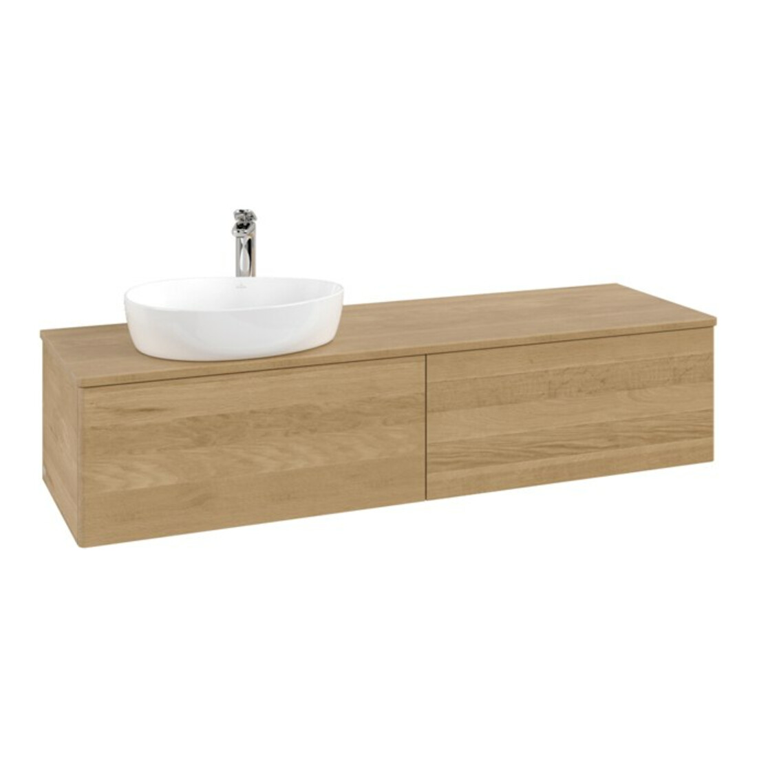 V&B Waschtischunterschrank ohne Frontstruktur Antao 160x50cm, HL, WBP-farbe hon. Oa, hon. Oa